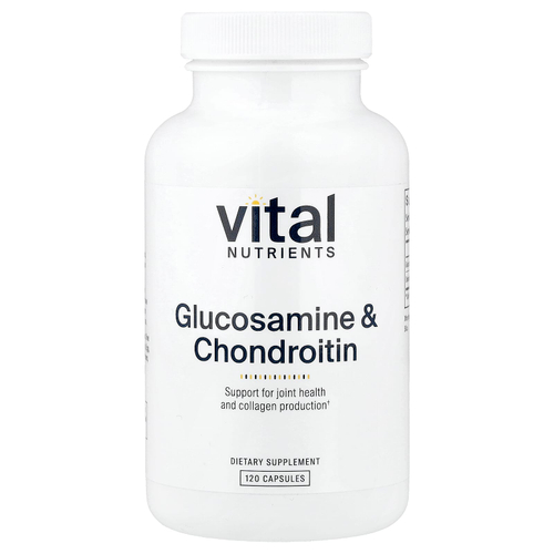 Vital Nutrients, глюкозамин и хондроитин, 120 капсул