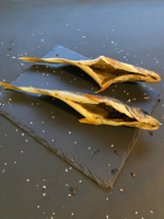 Окунь вяленый, потрошеный, слабосоленый, с Ладожского озера, собственное производство, 150-200 грамм