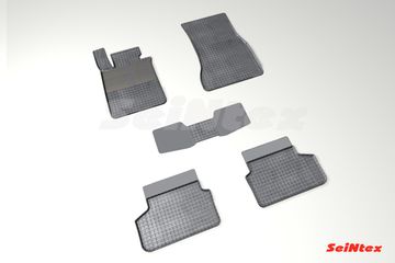 Резиновые коврики в салон BMW 5 серии [G30] (2016-наст. время) "Сетка"