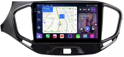 Магнитола для Lada Vesta 2015-2022, Vesta Cross (EnjoY) - FarCar BM9-7189C монитор 9.5" QLED на Android 14, TS10, 4+32Гб, CarPlay, 4G SIM-слот