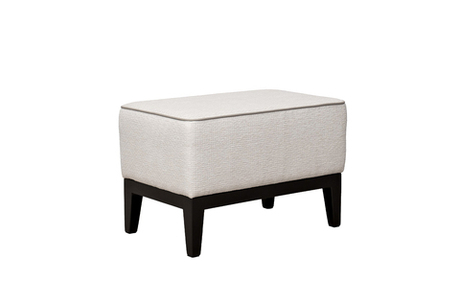 Пуф прямоугольный 40x38x60см Garda Decor Stella светло-бежевая рогожка