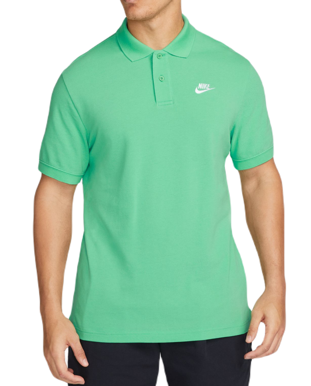 Мужское теннисное поло Nike Sportswear Polo - spring green/white