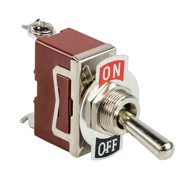 Тумблер двухпозиционный ON-OFF 12 В/15А 2P