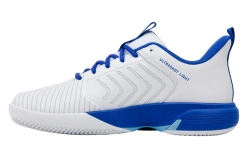 Женские Кроссовки теннисные K-Swiss Ultrashot Light Clay - white/dazzling blue/baltic sea