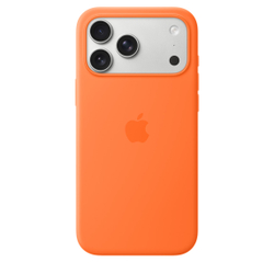 Чехол Apple Silicone Case с поддержкой MagSafe для iPhone 17 Pro, Orange