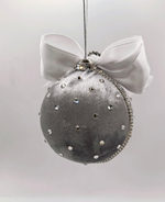 Ёлочные игрушки "БАРХАТ" 4шт