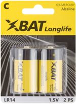LR14-2BPC Батарейка щелочная, 1.5 В, тип C (2 шт./уп) ХВАТ---