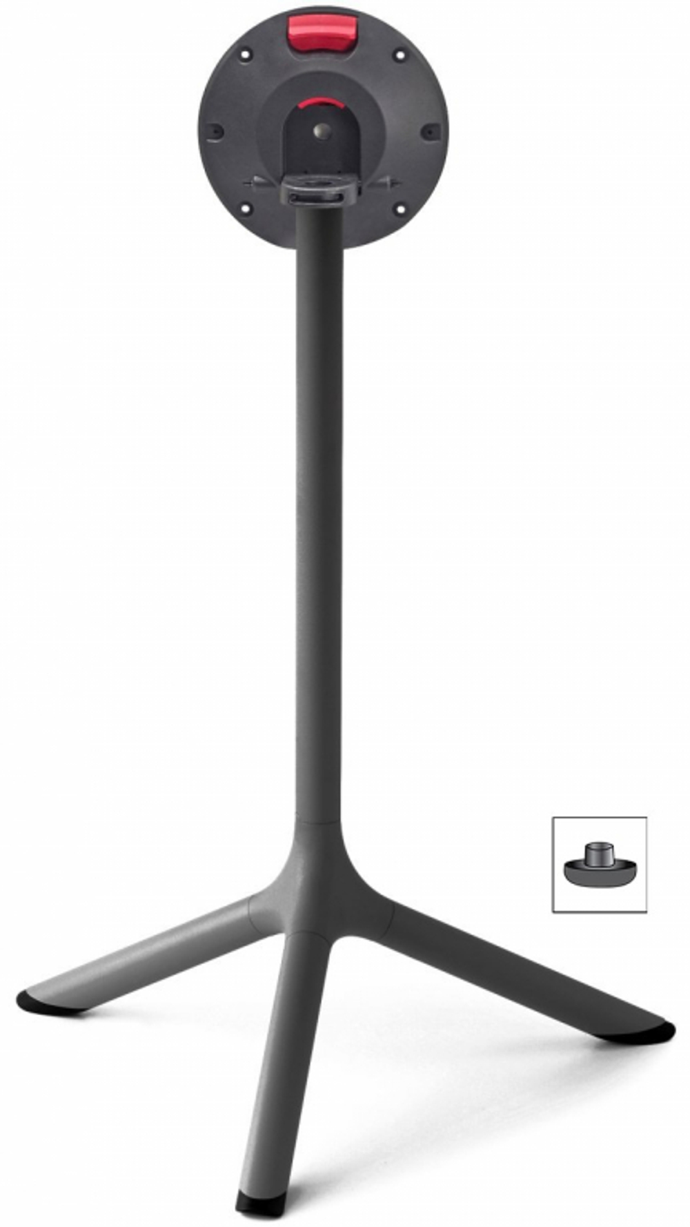 Стол ламинированный обеденный складной Scab Design Tripe Folding, антрацит, антрацит