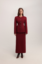 Юбка миди из денима