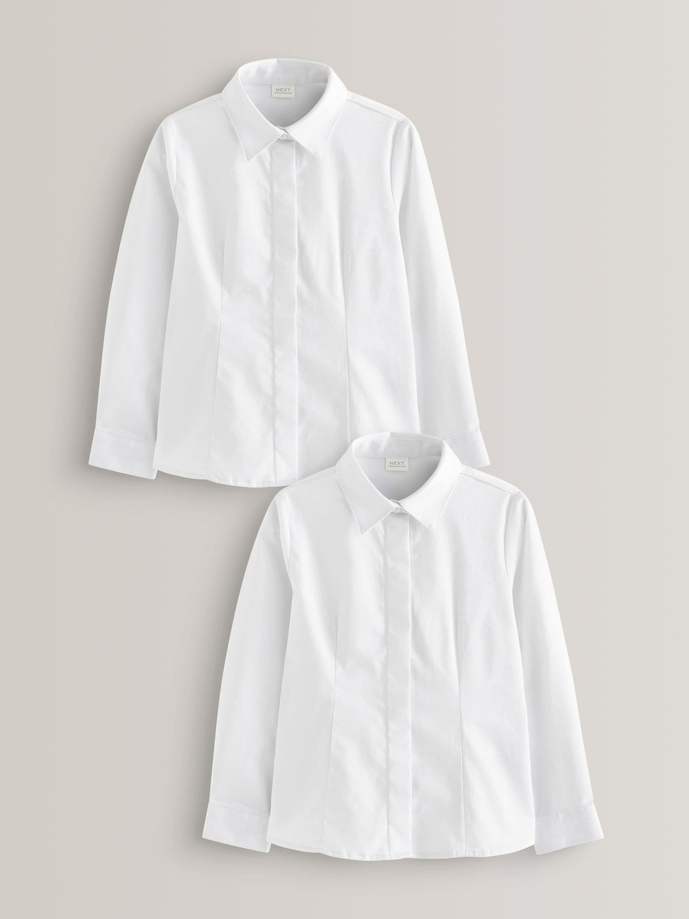 Рубашка школьная для девочки Next 461-161, 2 шт., Белый