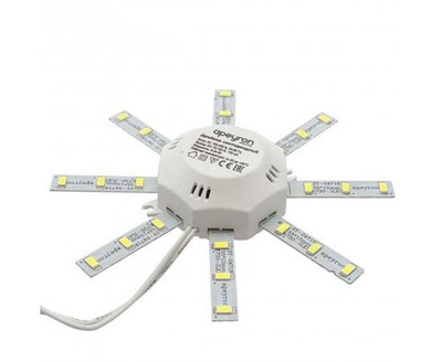 Комплект светодиодных линеек "Звездочка" 8Вт, 6400К, IP30, d140мм