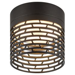 Светильник настенно-потолочный спот ЭРА OL53 BK под лампу GX53 черный IP20