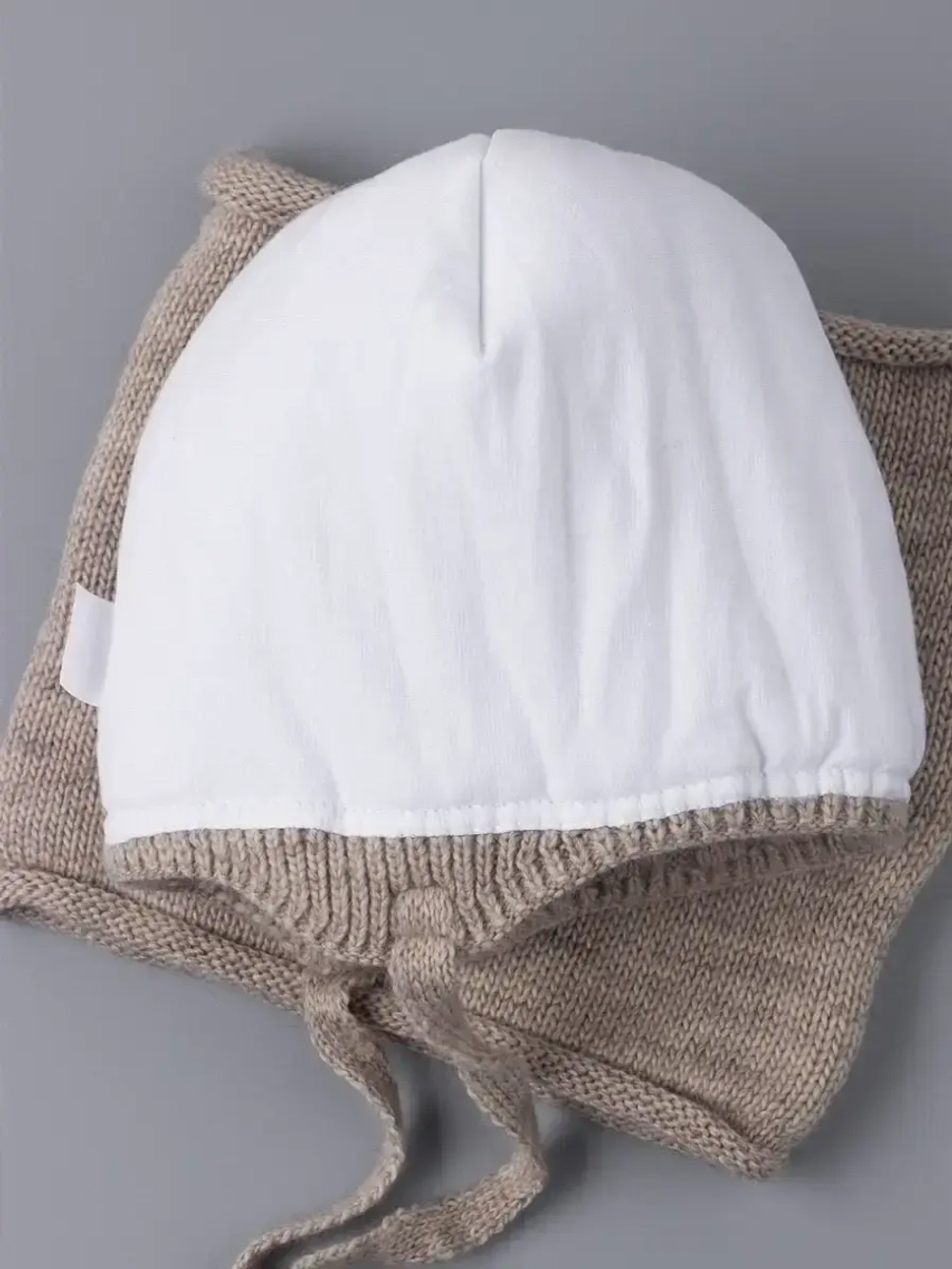 Шапка для мальчика зимняя вязаная и снуд