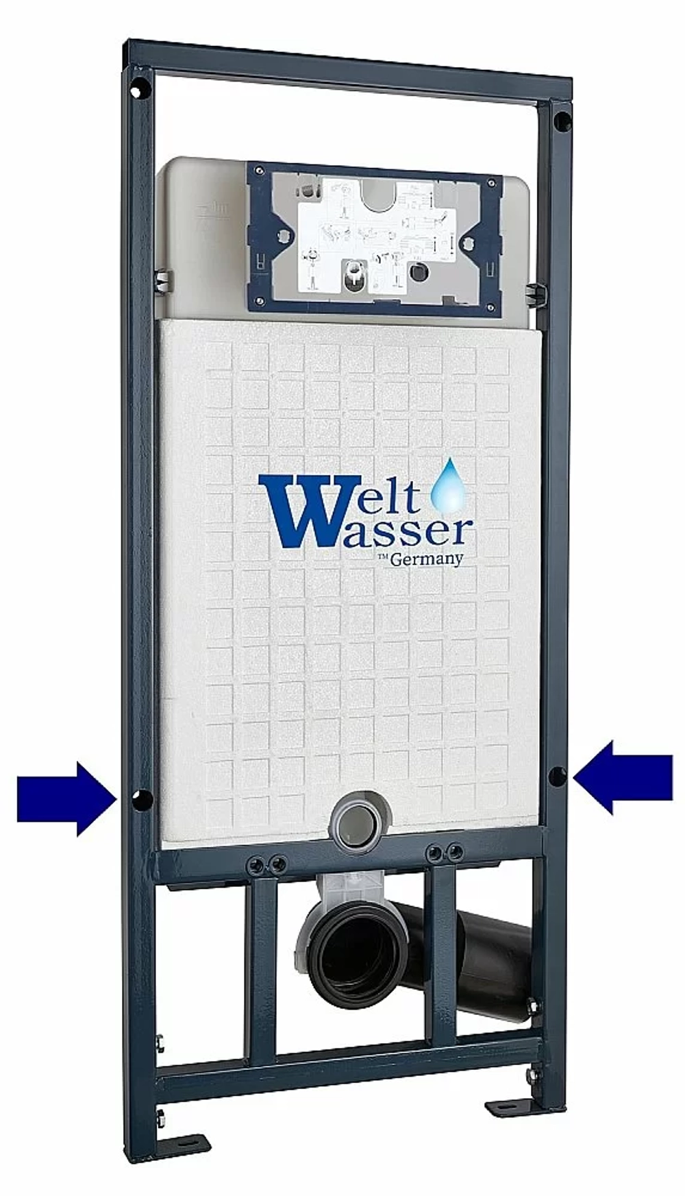 Унитаз с инсталляцией WeltWasser MARBERG 507 + MERZBACH 043 MT-WT + MAR 507 SE