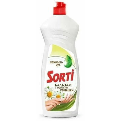 SORTI Ср-во д/посуды,бальзам Ромашки 900г