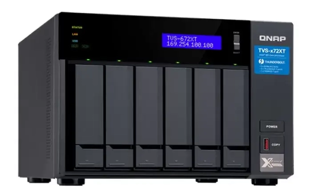 Сетевой накопитель QNAP  TVS-672XT-i3-8G