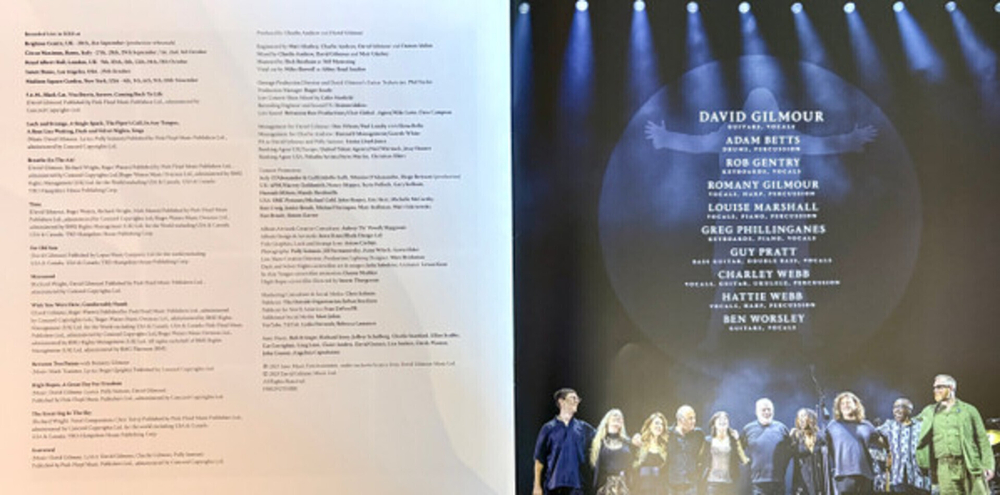 David Gilmour / The Luck And Strange Concerts (Limited Edition)(4LP)