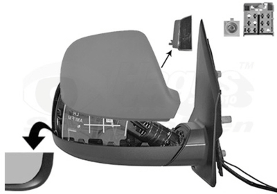 VAN WEZEL - 5791828-VAN - Exterior Mirror - Povrat artikla narucenog iz Njemacke nije moguc.