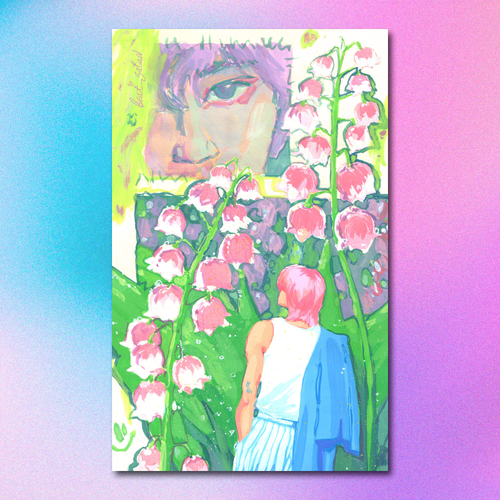 Арт принт / beat_salad / NCT / Тэён с ландышами