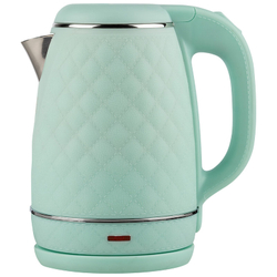 Чайник Homestar HS-1007 (1,7 л), зеленый, двойной корпус. 107007-SK
