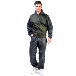 Костюм для активного отдыха Prival Ветровлагозащитный, мужской, чёрный + хаки