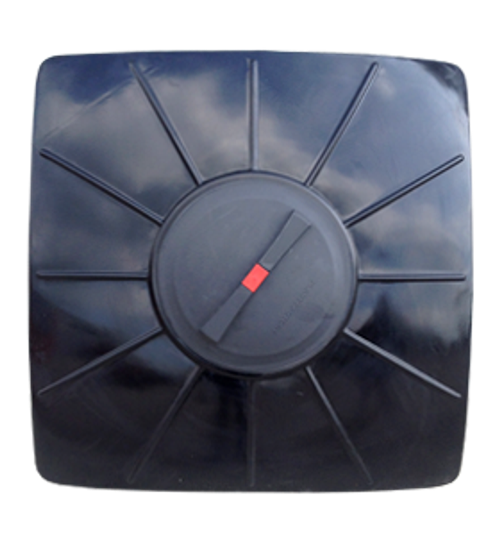 Бак для душа пластиковый плоский STERH 200 л. емкости для душа (95x98x27см;черный) - арт.555116