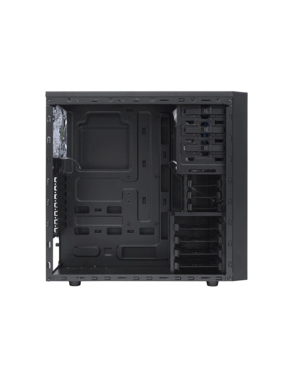 Корпус для компьютера Deepcool TESSERACT BF, ATX, Black-Blue, без БП[DP-CCATX-TSRBFBK]