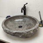 Раковина из мрамора Erozy Grey EM-81191 (55*48*15)