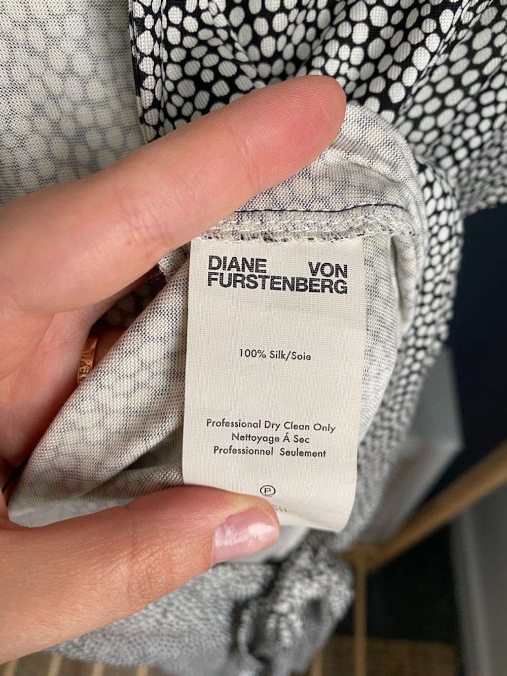 Новое шелковое платье Diane von Furstenberg, S