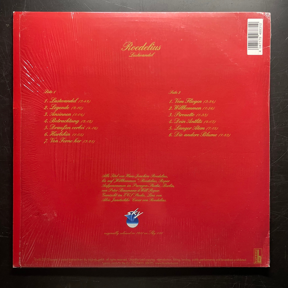 Roedelius ‎– Lustwandel (Европа 2010г.)