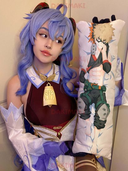 Мини дакимакура Кацуки Бакуго из Моя геройская академия арт. M0574, 60х20 см