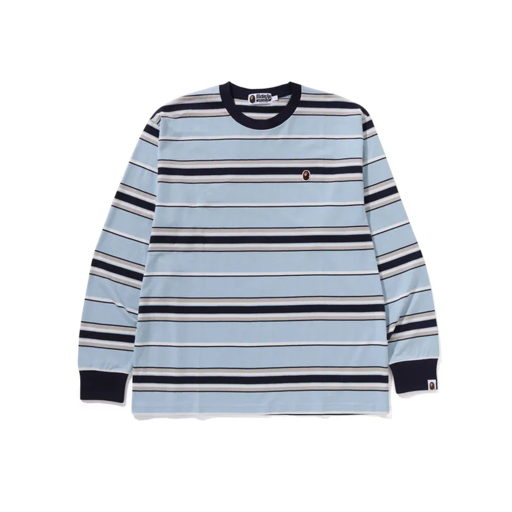 A Bathing Ape Bathing Ape Ape Head Striped Футболка