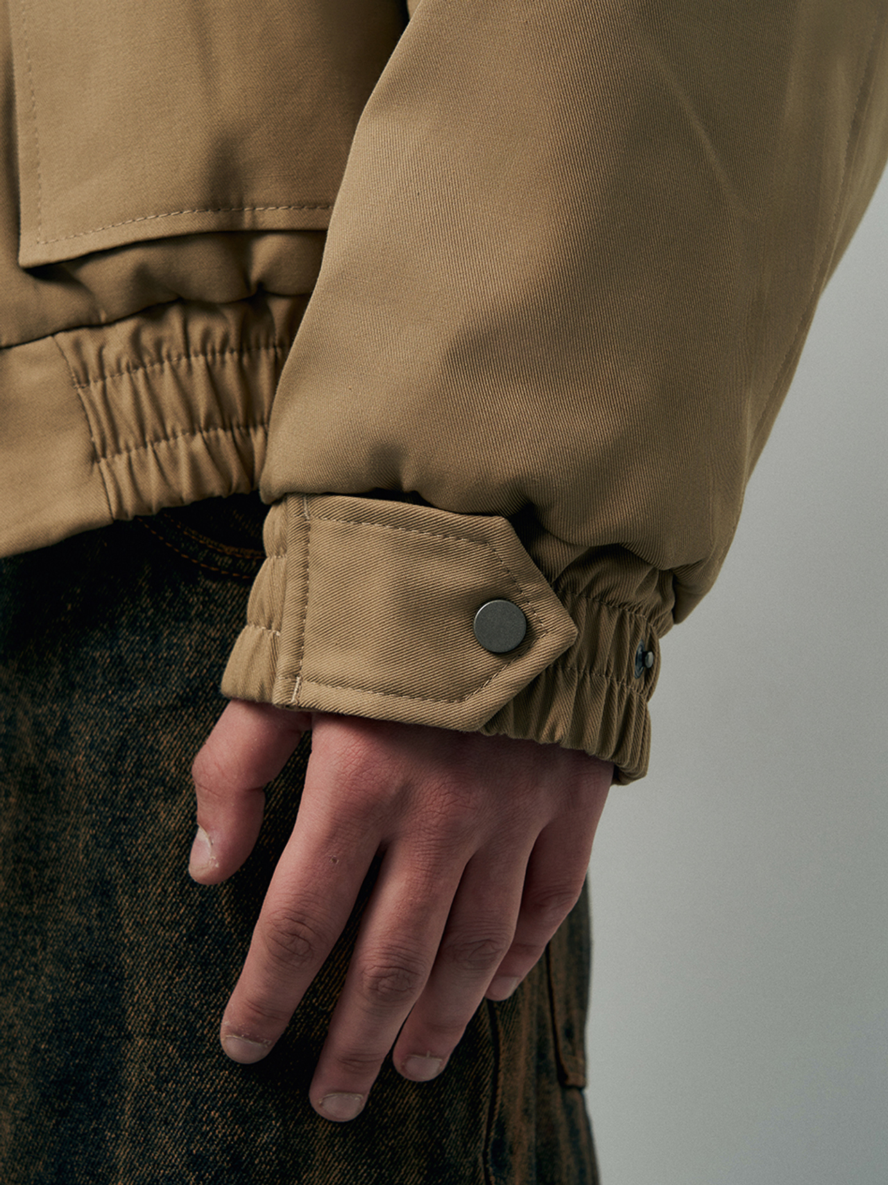 Бомбер "AVIATOR" бежевый