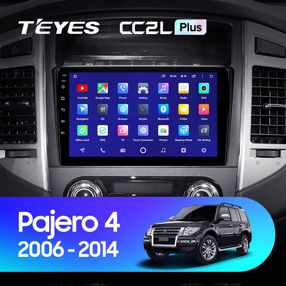 Teyes CC2L Plus 9" для Mitsubishi Pajero IV 2006-2014