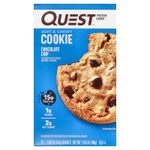 Quest Nutrition, протеиновое печенье, с шоколадной крошкой, 12 шт. по 59 г (2,08 унции)