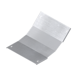 Крышка на угол вертикальный внутренний 45 градусов 50х700, R600, 1,0 мм, AISI 304