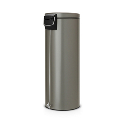 Ведро для мусора Brabantia платина МС 20л вид сзади