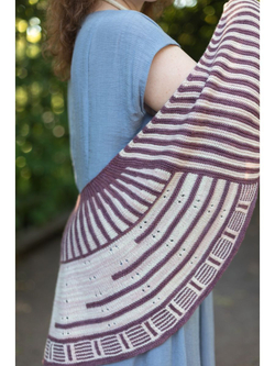 Шарф "Шаль" вязаный