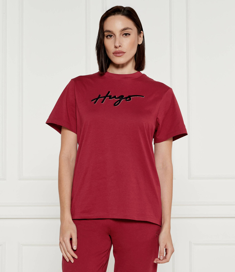 Футболка VINTAGE HUGO - бордовый(50528585)