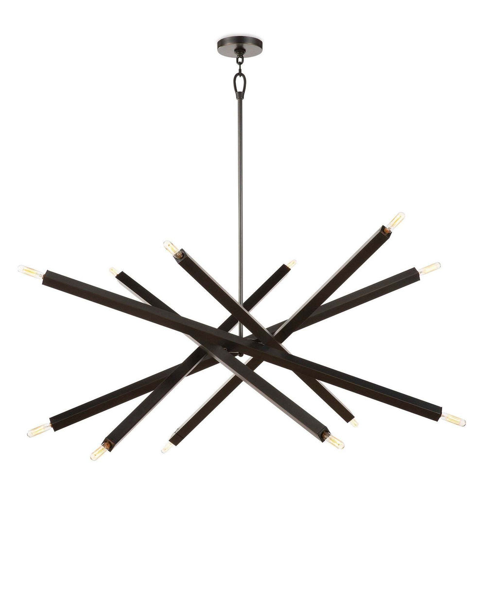 Чёрная люстра “Пэрис”