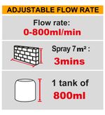 Краскораспылитель аккумуляторный 20В 800 мл/мин INGCO CSGLI20041