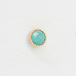 Grisant Cab tops with rose cut stone