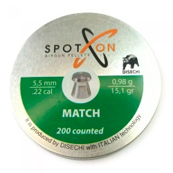 Пули Spoton Match 5,5 мм 0,98 гр. (200 шт)
