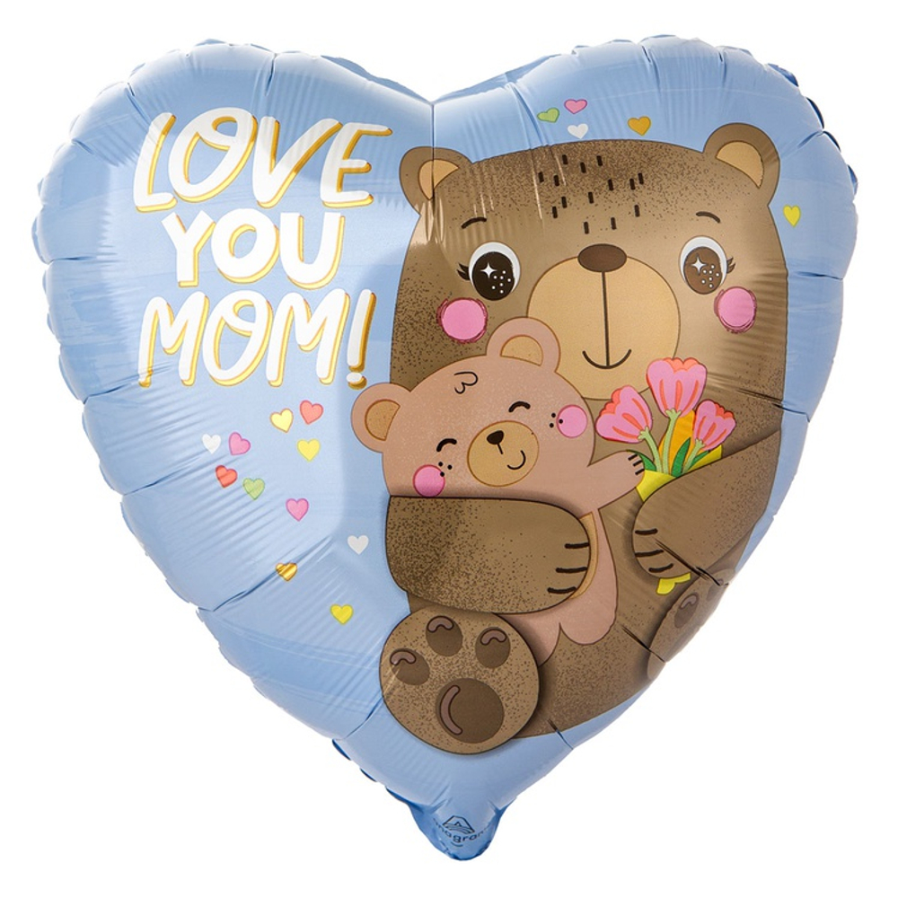 Шар Фольгированный Мишки Мама и малыш (Ассорти)