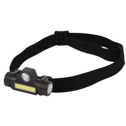 Фонарь налобный светодиодный Трофи GA-101 аккумуляторный 3 Вт COB + 3 Вт LED 2 режима магнит | Налобные фонари