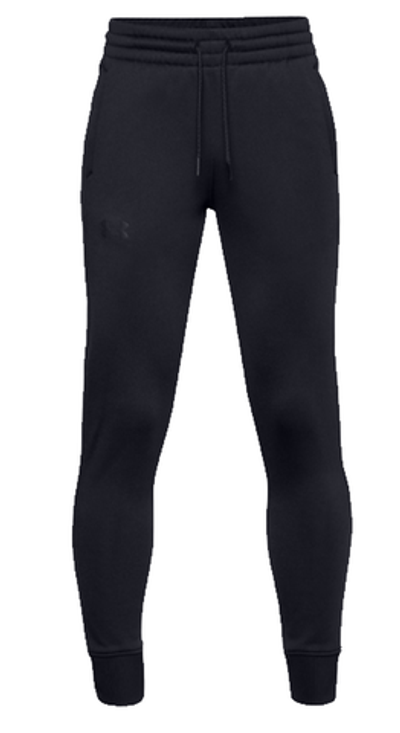 Детские теннисные брюки Under Armour Boys' Armour Fleece Joggers - Black