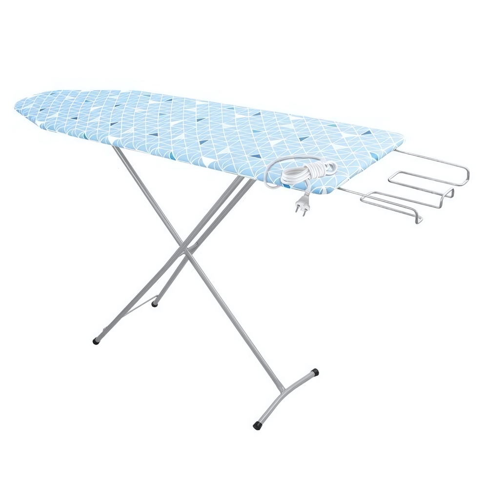 Гладильная доска «КАМА 4» 1220х345 мм с удл. с полкой для утюга Основа - МДФ/ДСП 10 мм