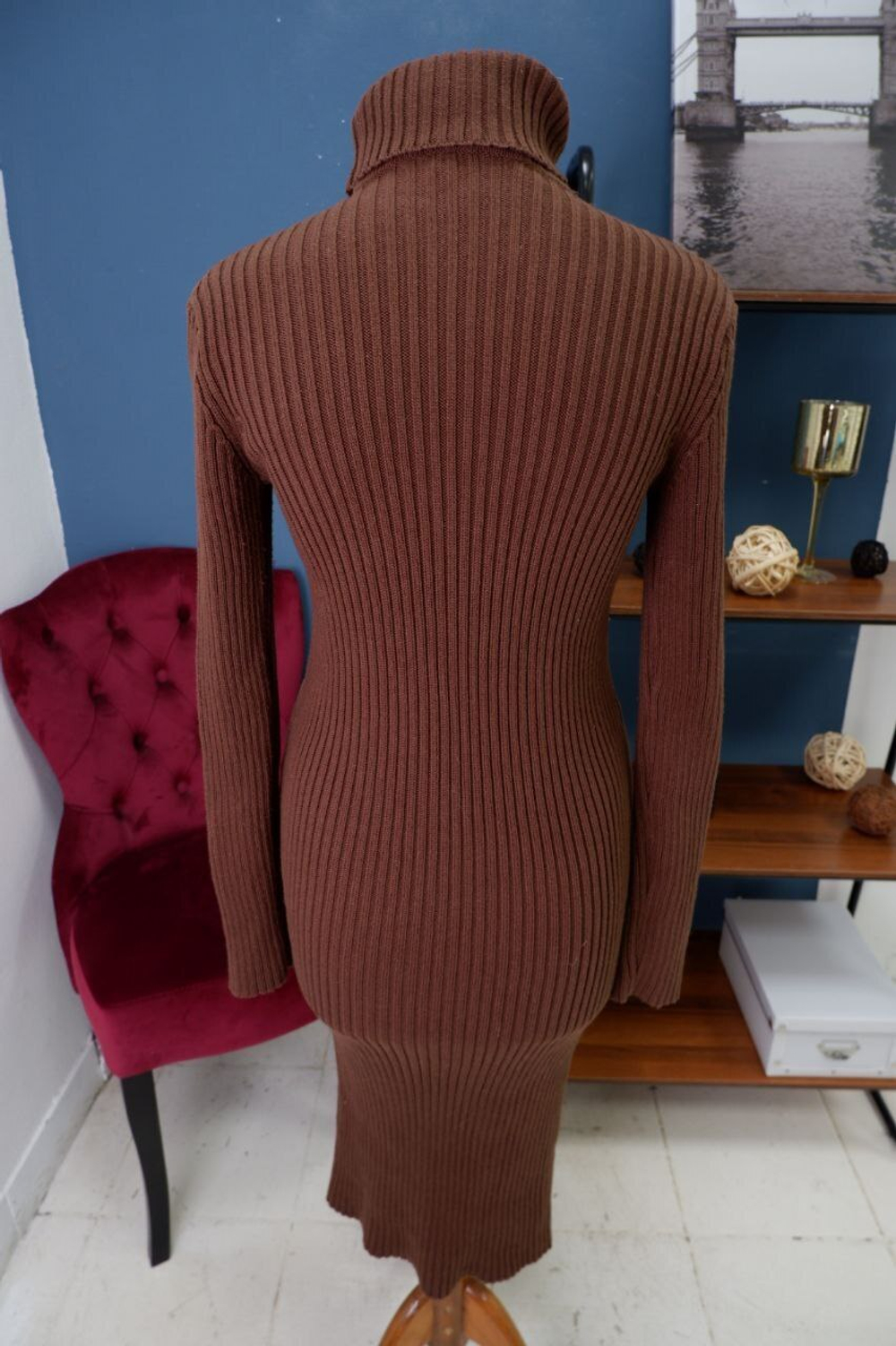 Платье вязаное 44 размер