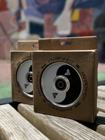 Набор колес (2 шт) Fahrenheit Инь-Янь 110*24 mm Hollow core, черный/белый