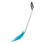 Скрепер для уборки снега, полипропилен, колеса, 750х445х1275 мм, рукоятка с ПВХ, LUXE Palisad